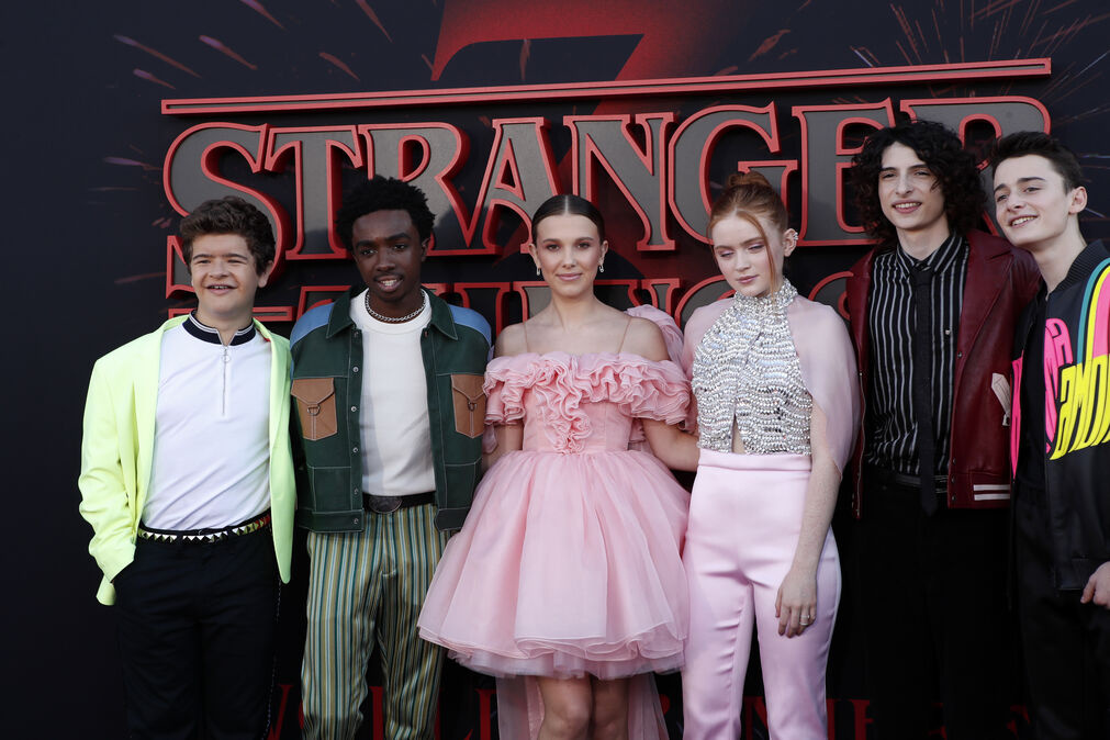 Stranger Things Season 5 cast 2025 including Eleven, Mike, Dustin, Lucas, Max, Hopper, and Joyce from Netflix final season